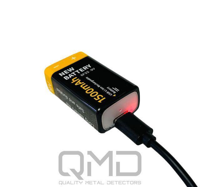 Акумулятор &laquo;Крона&raquo; 6F22 9V 1500mAh Li-Ion з USB зарядкою 2140712561 фото