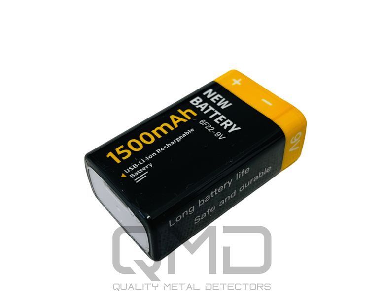 Акумулятор &laquo;Крона&raquo; 6F22 9V 1500mAh Li-Ion з USB зарядкою 2140712561 фото
